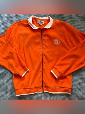 Vintage University of Tennessee Vols track zip-up jacket with white trim